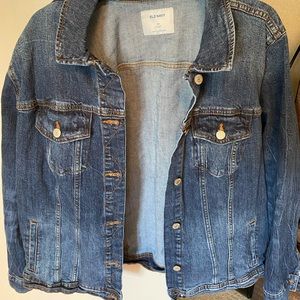 Plus size jean jacket